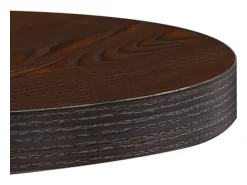 Mesa de bistró MDF marrón oscuro 40 cm