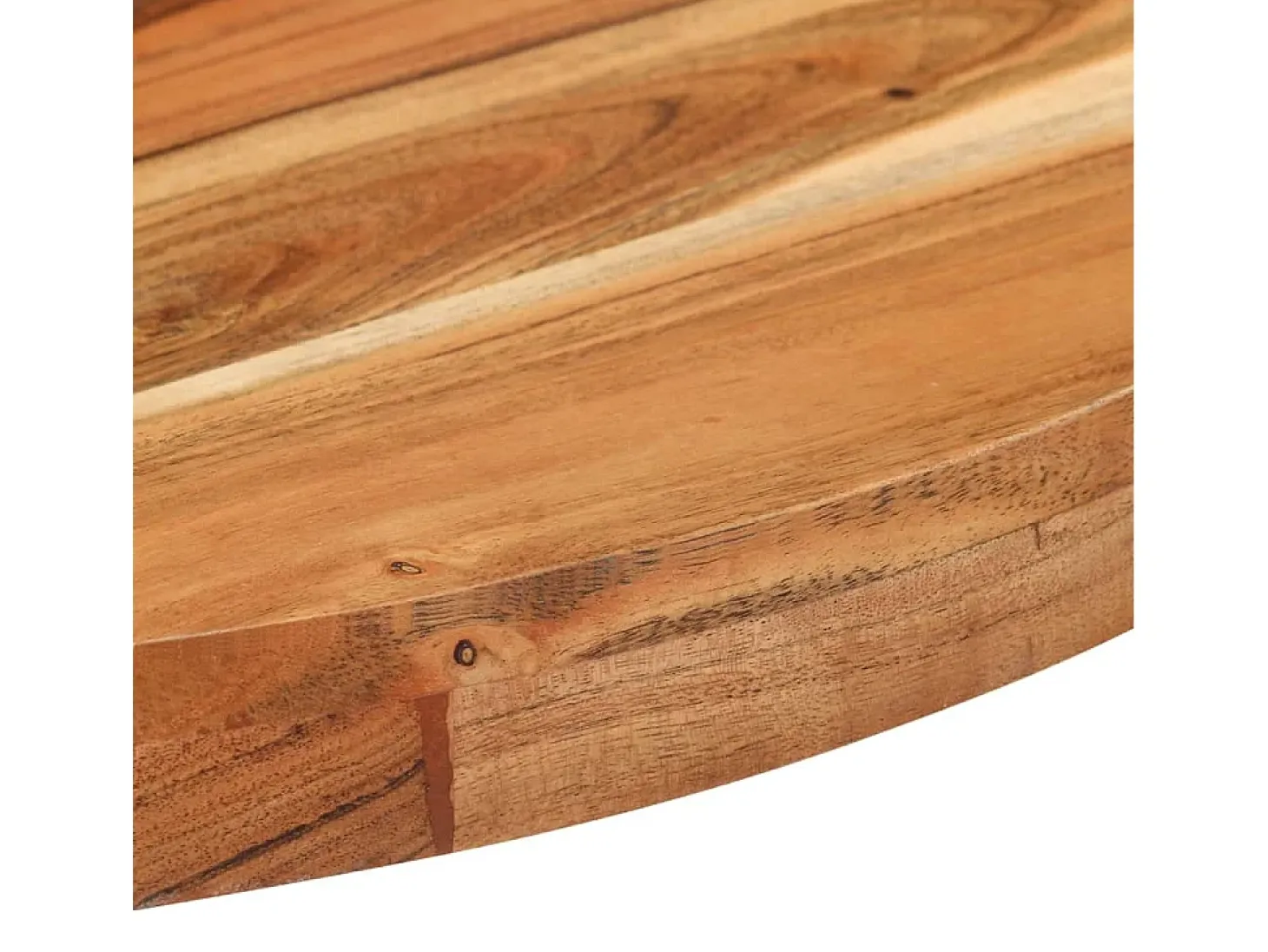 Mesa de bistró redonda madera maciza de mango Ø70x75 cm