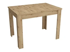 Mesa de cocina haaus Zeta, Roble Artisan, 102 x 69 x 75 cm