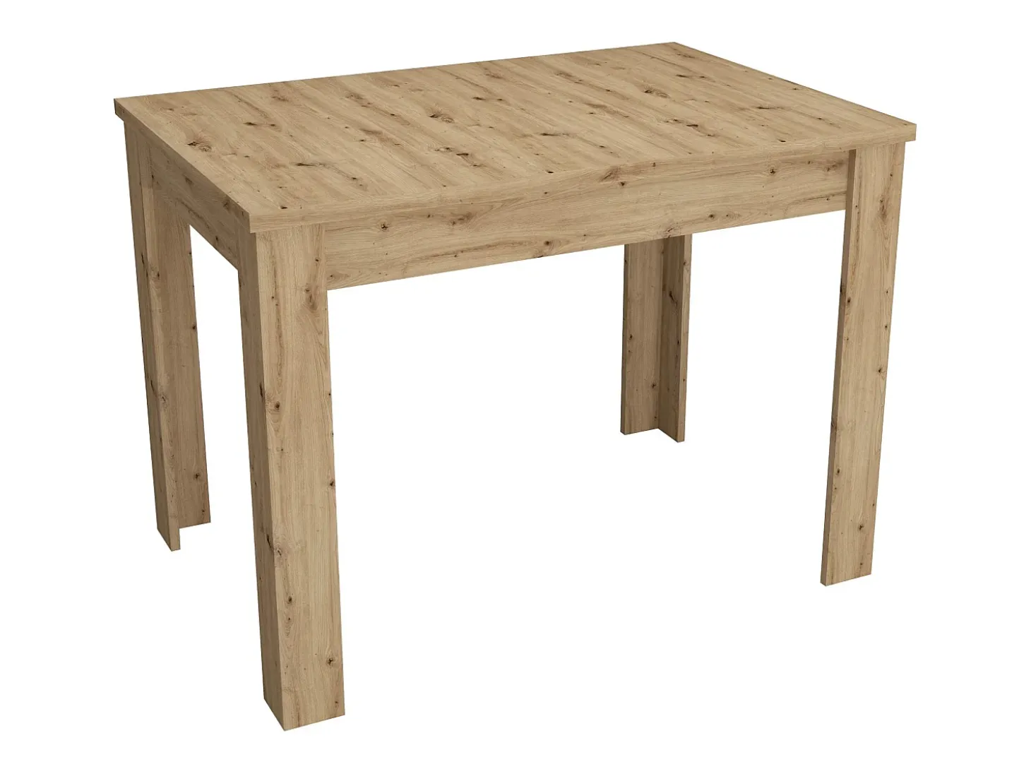 Mesa de cocina haaus Zeta, Roble Artisan, 102 x 69 x 75 cm