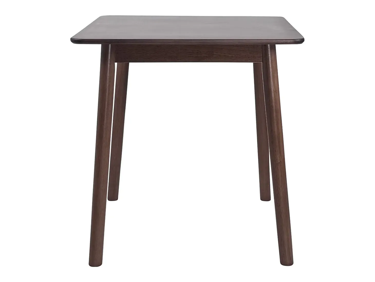 Mesa de cocina rectangular de madera maciza 120x75 cm, máximo 4 personas, NITA (Madera clara y blanca)
