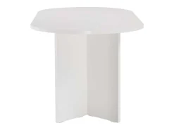 Mesa de comedor – 180 cm x 75 cm x 89,5 cm – Madera blanca – Tablero de partículas