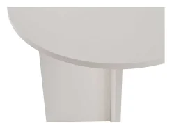 Mesa de comedor – 180 cm x 75 cm x 89,5 cm – Madera blanca – Tablero de partículas