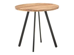 Mesa de comedor 80 cm Madera maciza de acacia