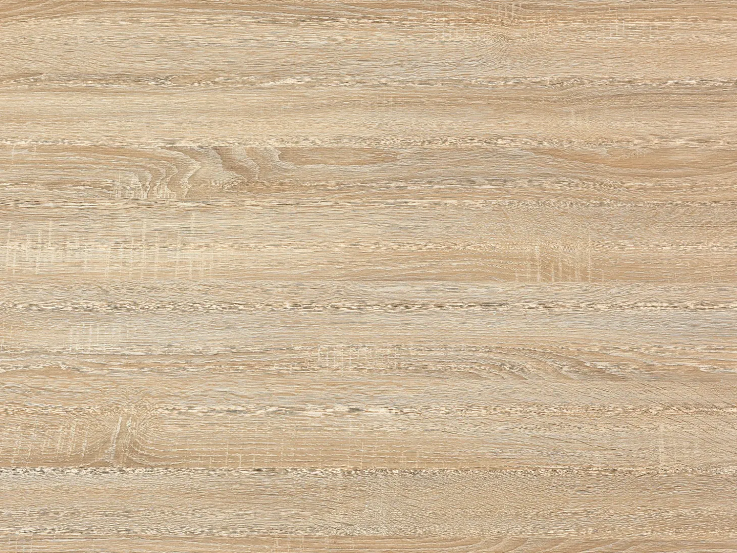 Mesa de comedor 6 personas de MDF y acero - Natural claro y negro - KOMONI