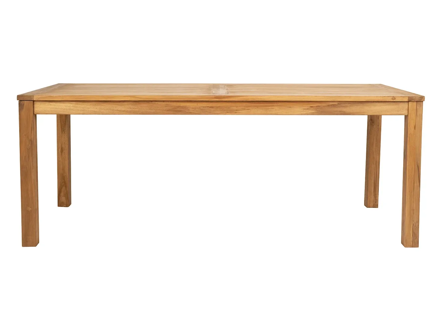 Mesa de comedor AMILA de madera de teca para 8 personas - Natural