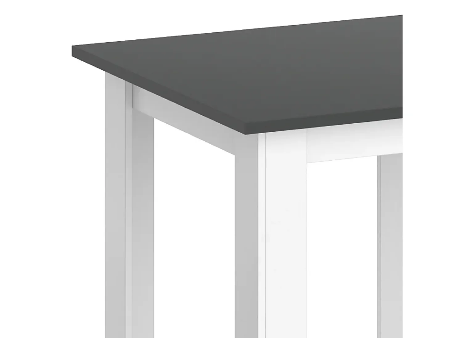 Mesa de comedor antracita 80x80x76.6 karlos