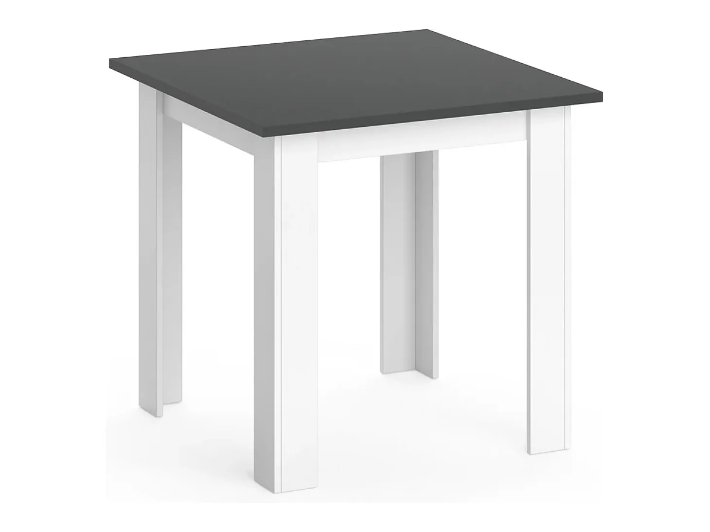 Mesa de comedor antracita 80x80x76.6 karlos