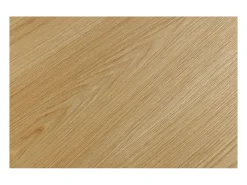 Mesa de comedor AZMA – Chapa de roble y metal – 200 cm – Estilo moderno