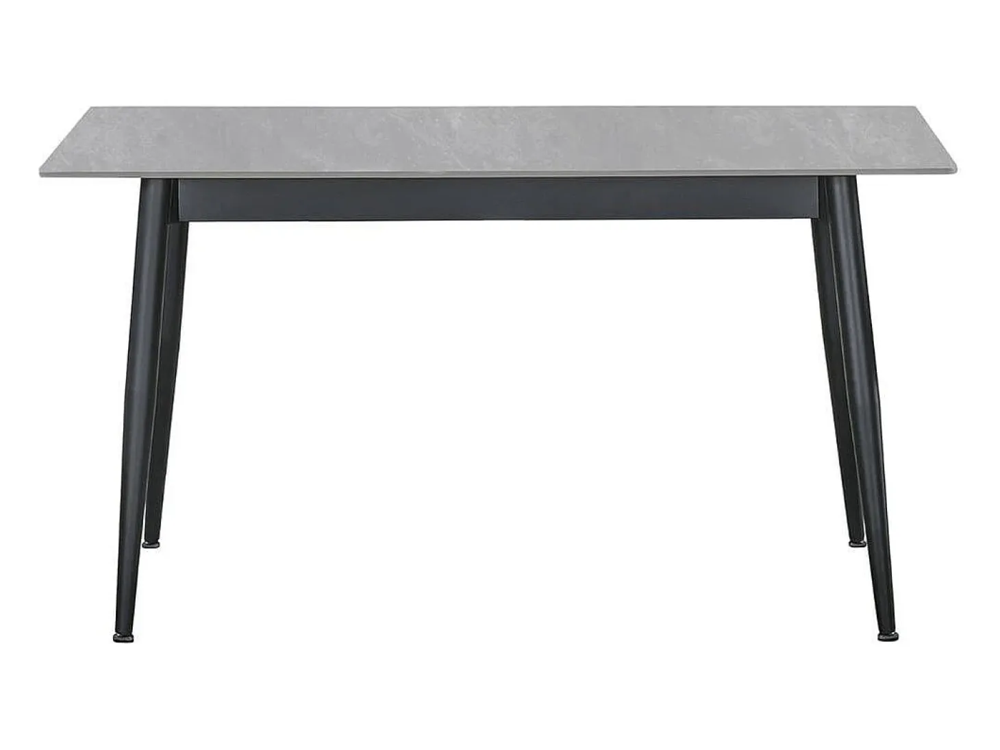 Mesa de comedor Berna diseño gres gris 75x140x80 cm Adec