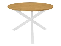 Mesa de comedor blanca 120x75 cm MDF