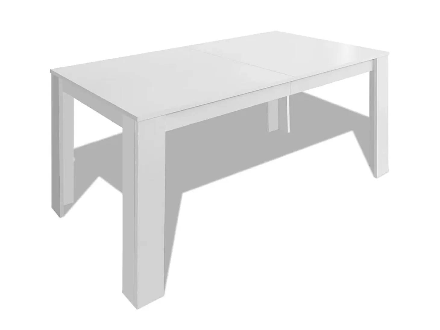 Mesa de comedor blanca 140x80x75 cm ES103125