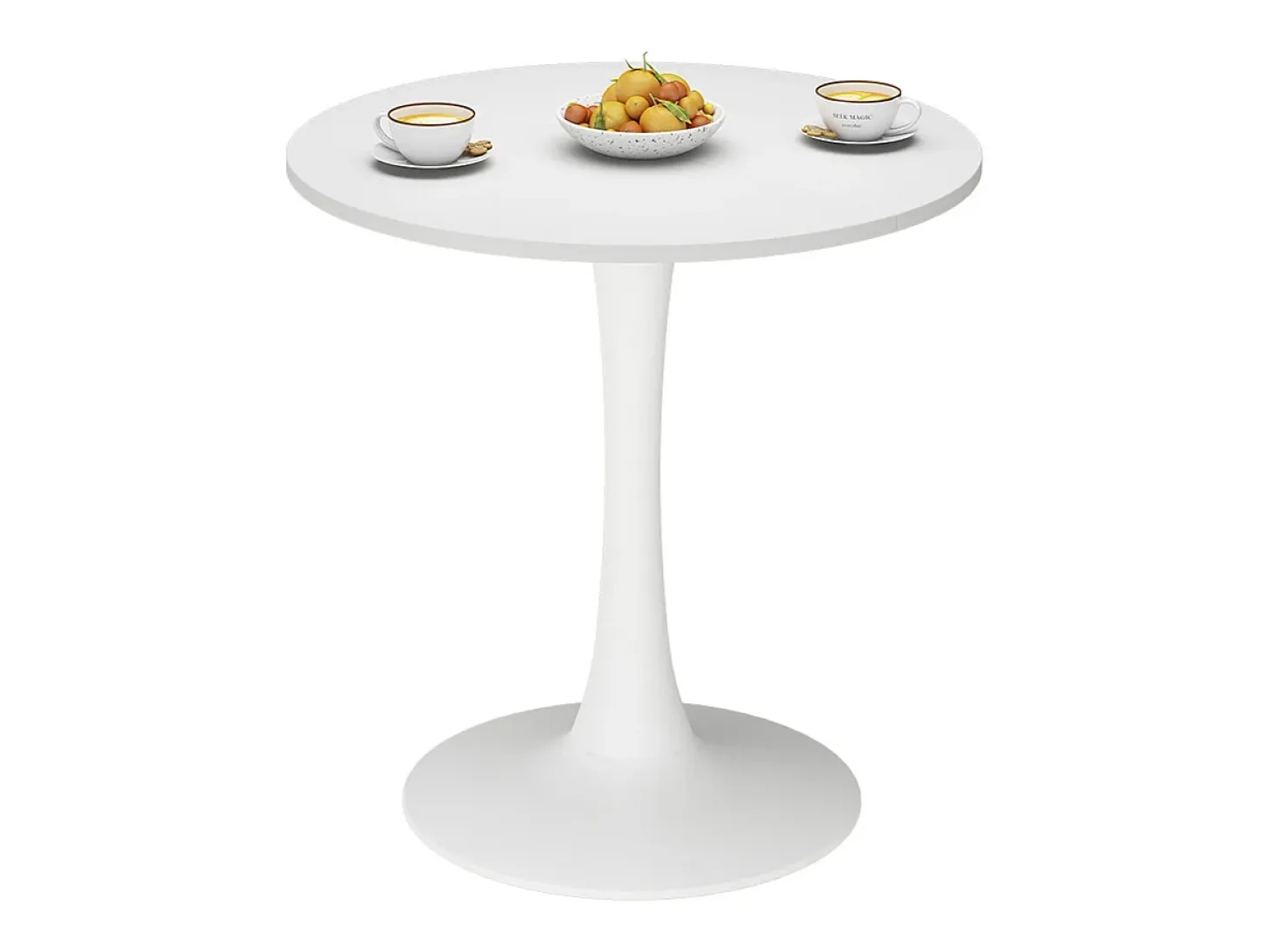Mesa de comedor blanco 70x70x73 carl