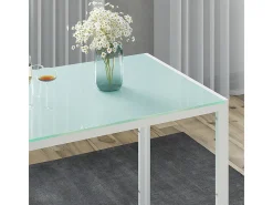 Mesa de comedor blanco 120x70x75 grand