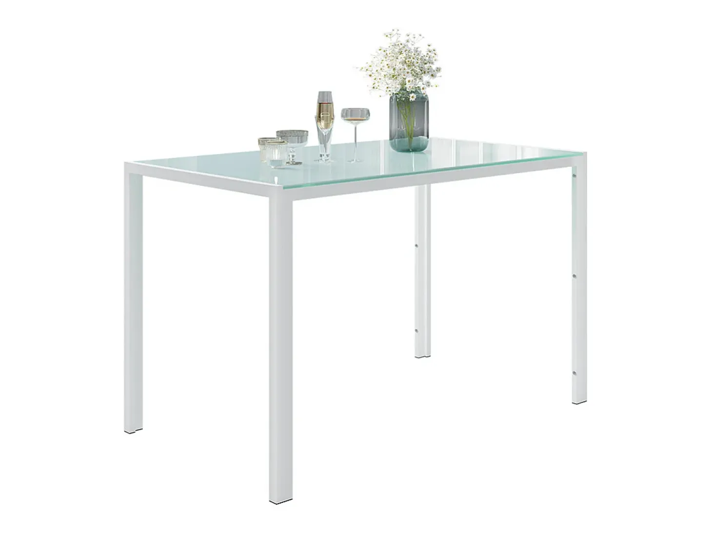 Mesa de comedor blanco 120x70x75 grand