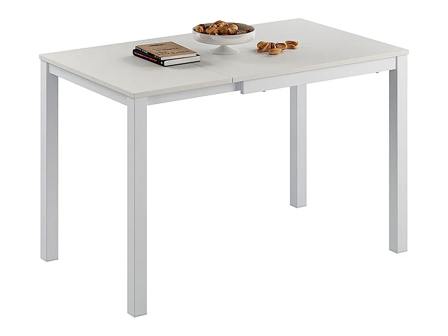 Mesa de comedor blanco 120x70x76 granny