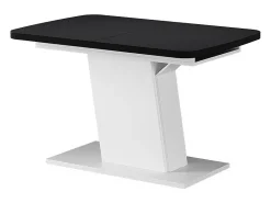 Mesa de comedor blanco/negro 120x80x77.3 fenaro