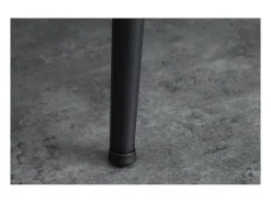Mesa de comedor CALDERO 140 cm – Mesa contemporánea con aspecto de roble salvaje y metal