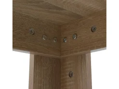 Mesa de comedor color roble 140x80x75 cm