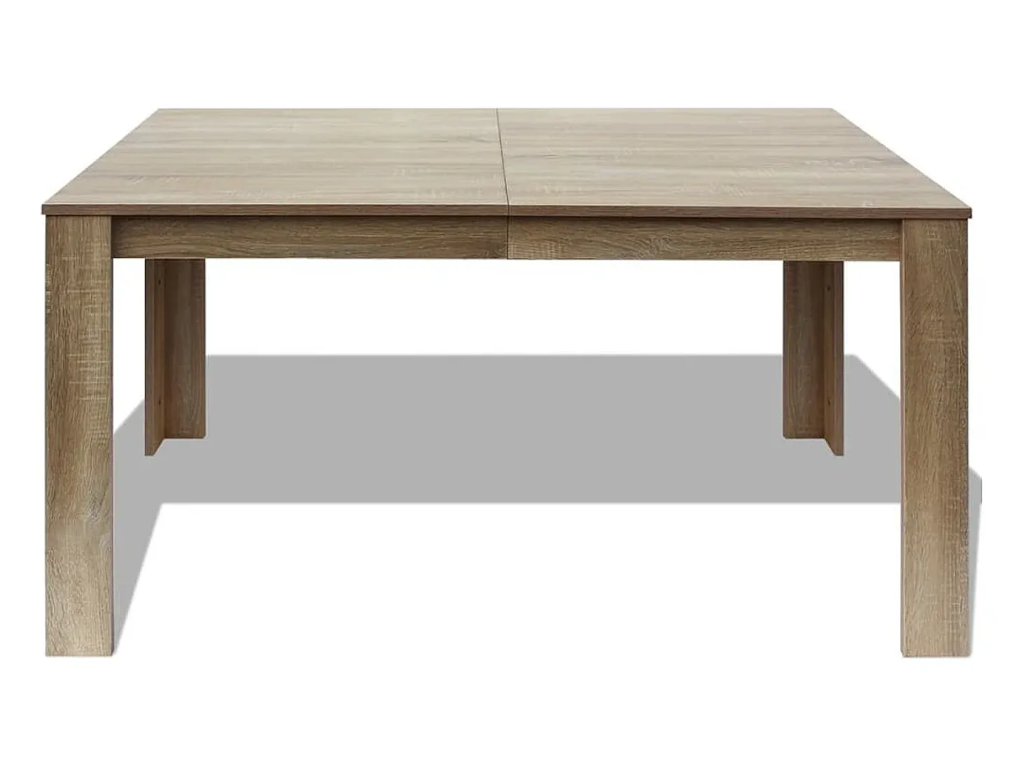 Mesa de comedor color roble 140x80x75 cm
