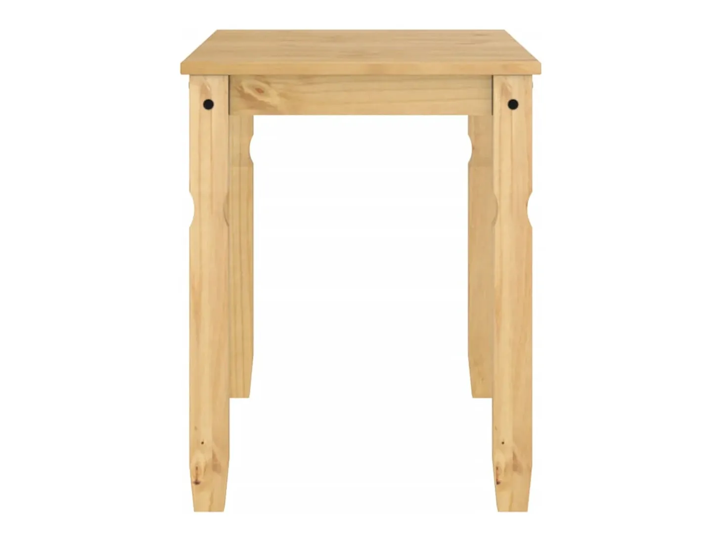 Mesa de comedor Corona madera maciza de pino 112x60x75 cm ES410243