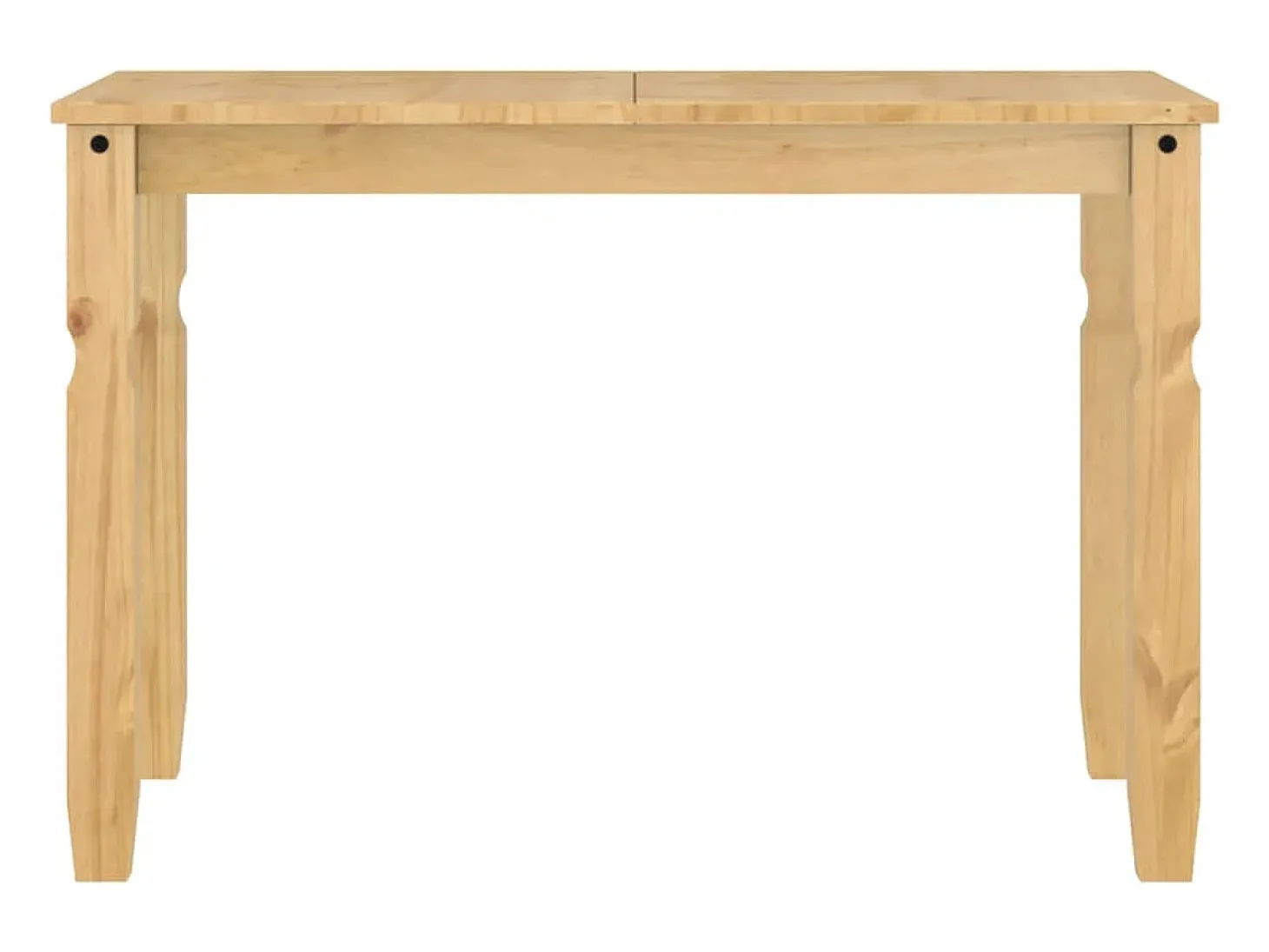 Mesa de comedor Corona madera maciza de pino 112x60x75 cm ES410243
