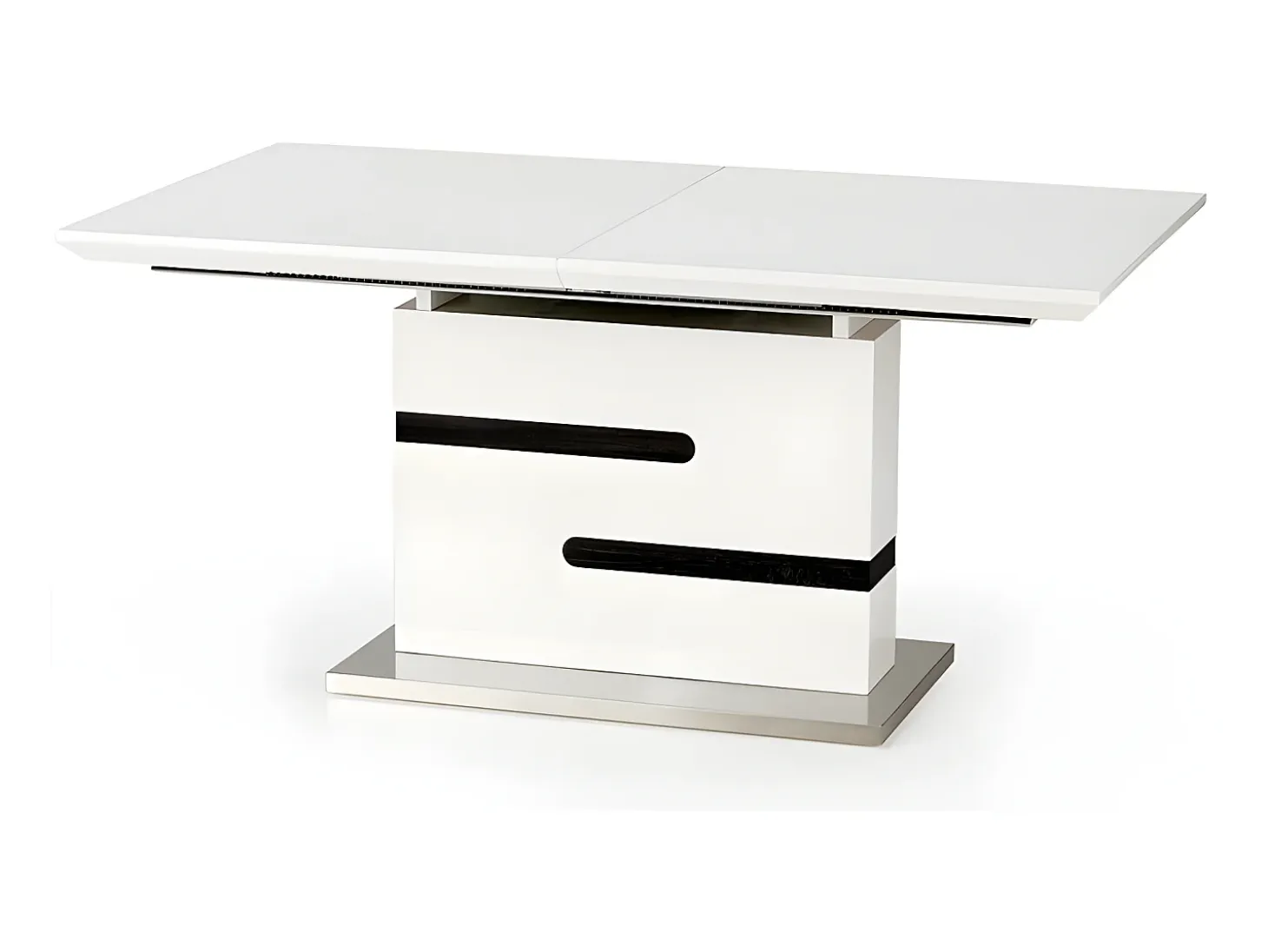 Mesa de comedor de diseño blanca y gris Ragnar