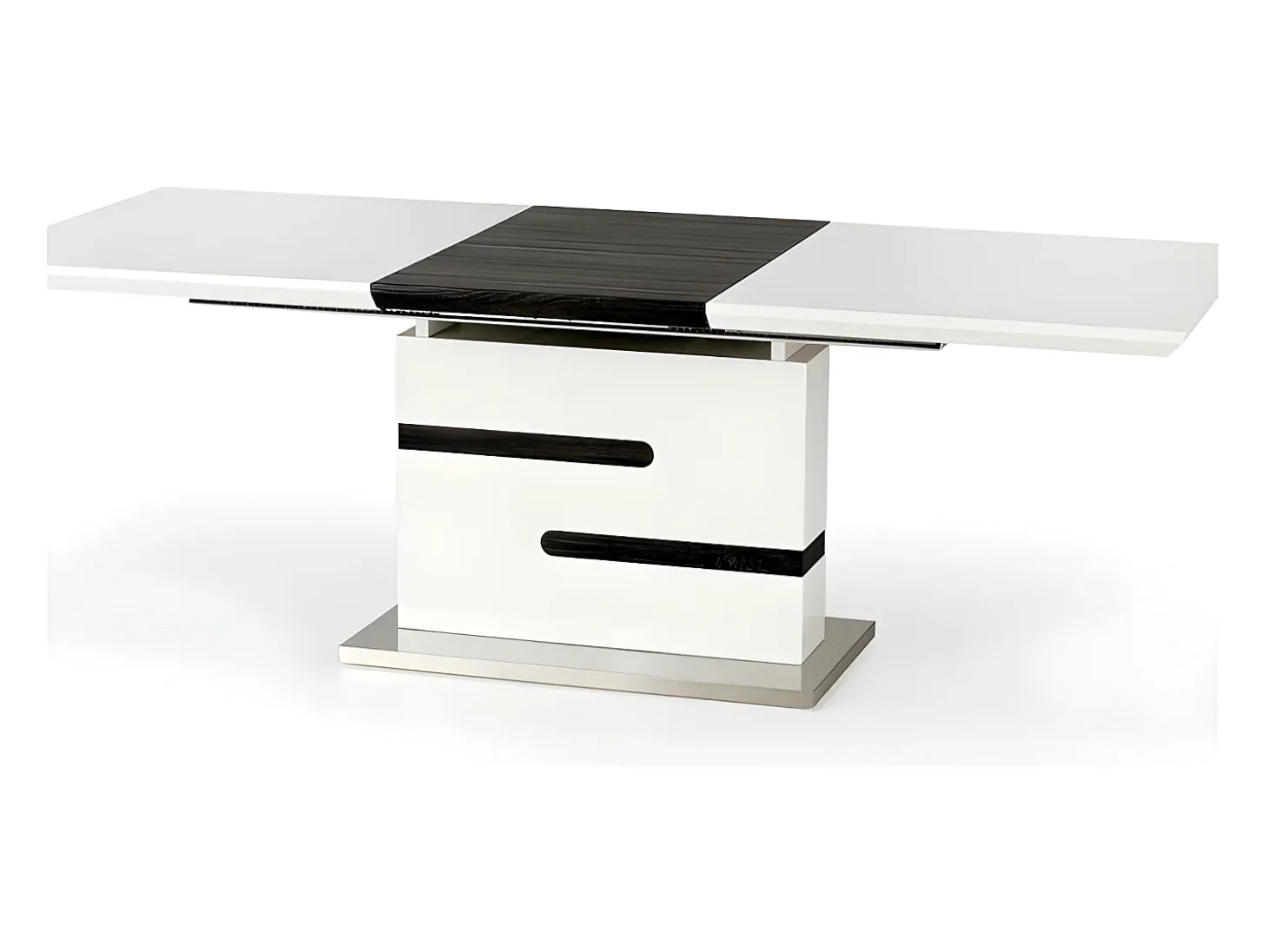 Mesa de comedor de diseño blanca y gris Ragnar