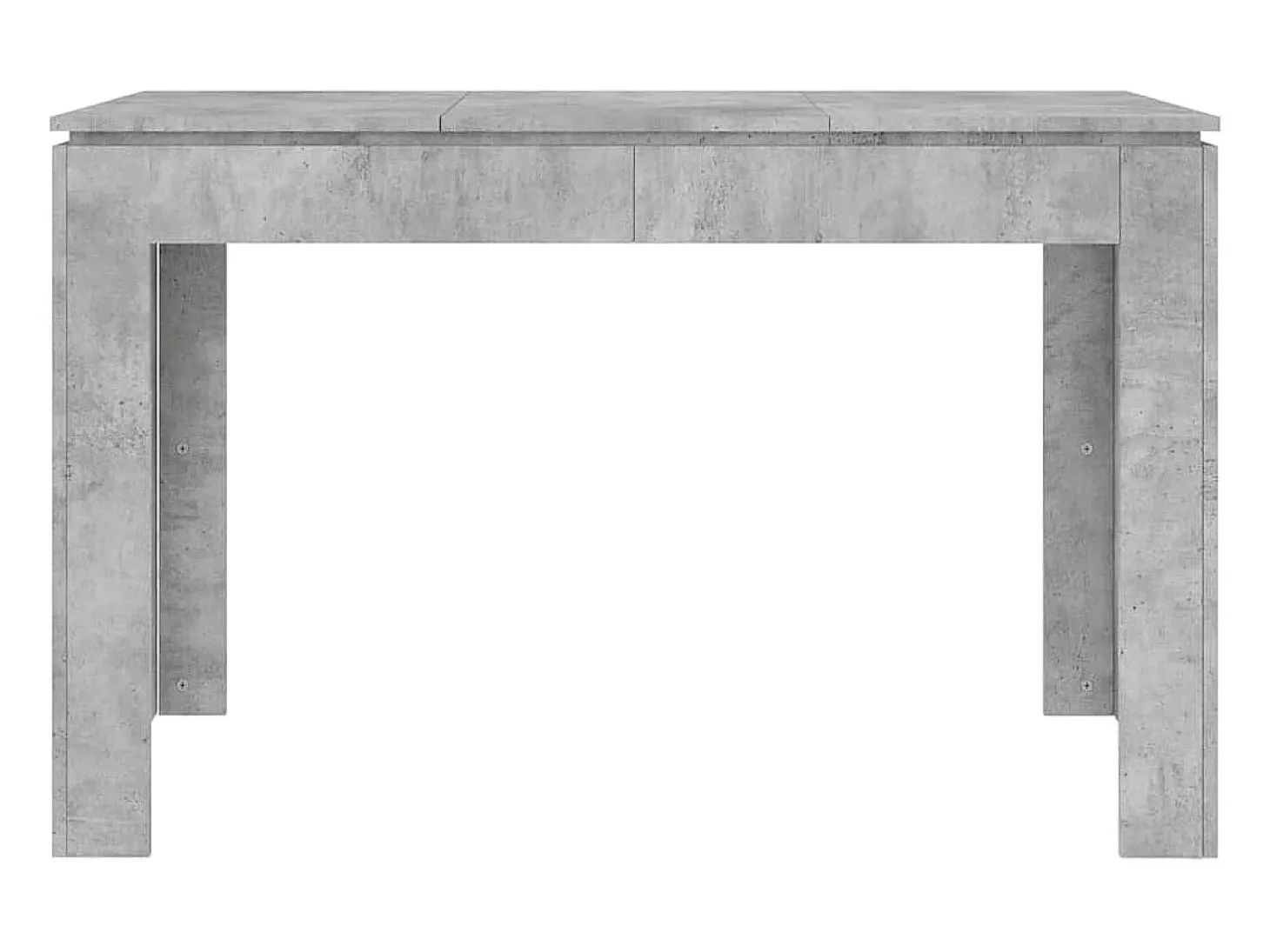 Mesa de comedor de hormigón gris 120x60x76 cm Madera de ingeniería