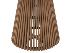 Mesa de comedor de jardín de teca 4 comensales Natural claro - TRIANI