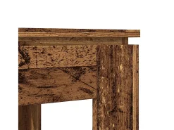 Mesa de comedor de madera contrachapada madera vieja