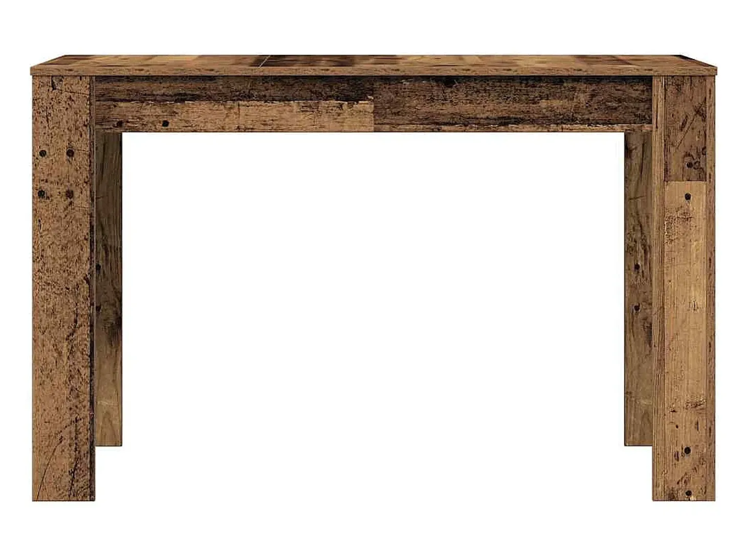 Mesa de comedor de madera contrachapada madera vieja