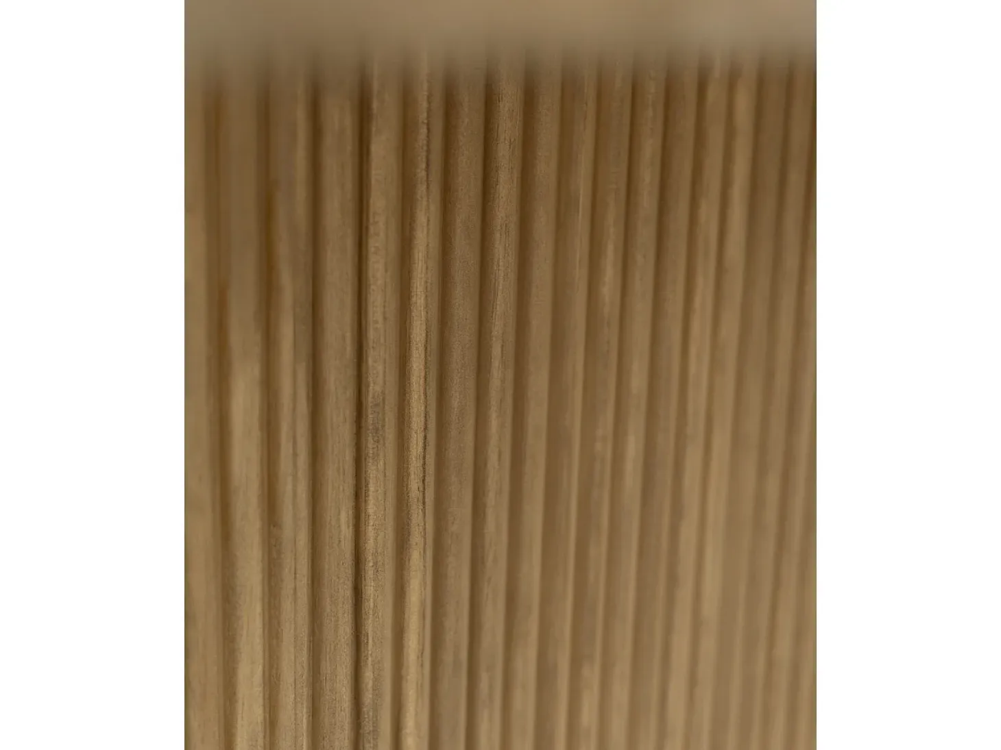 Mesa de comedor de madera de pino maciza rectangular con patas ranuradas Decowood de 140x80cm en tono roble oscuro - BALI - DECOWOOD