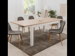 Mesa de comedor de madera extensible 10 plazas SKADAR