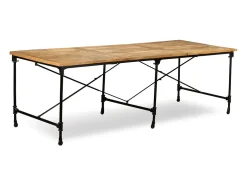 Mesa de comedor de madera maciza de mango 240 cm
