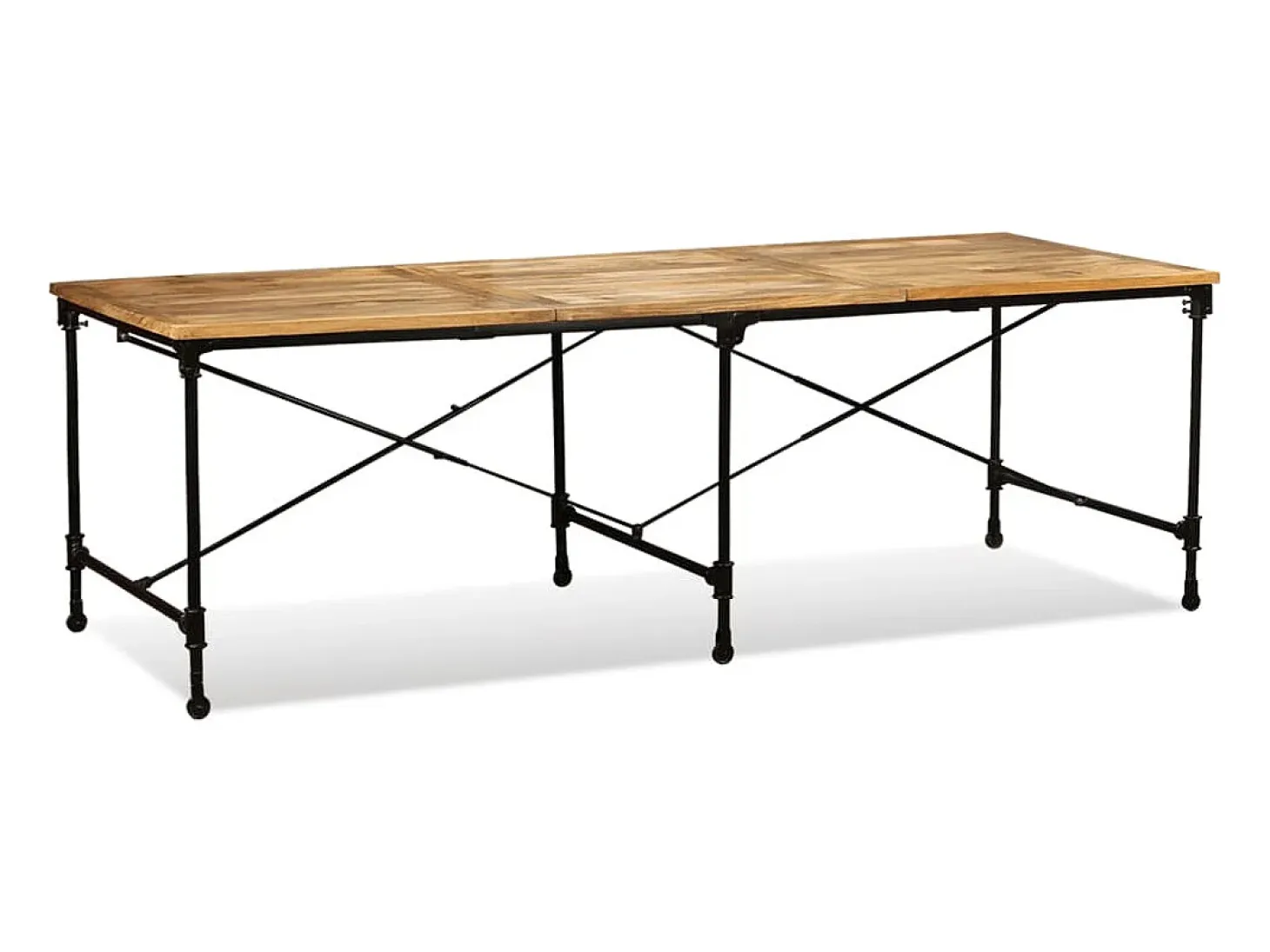 Mesa de comedor de madera maciza de mango 240 cm