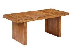 Mesa de comedor de madera maciza de acacia 180x90x75 cm