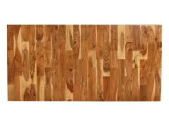 Mesa de comedor de madera maciza de acacia y mango 180x90x76 cm