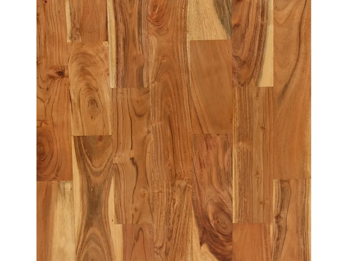 Mesa de comedor de madera maciza de acacia y mango 180x90x76 cm