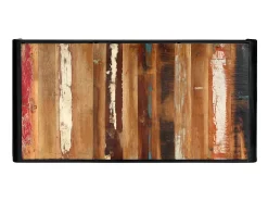 Mesa de comedor de madera maciza reciclada 180x90x76 cm ES232234