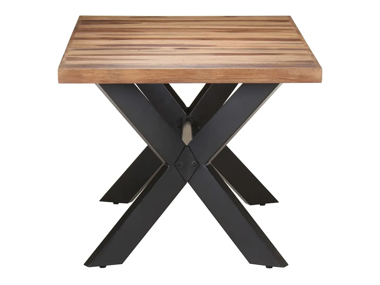 Mesa de comedor de madera acacia acabado miel 180x90x75 cm