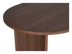 Mesa de comedor de nogal – 180 cm x 75 cm x 89,5 cm – Nogal – MDF con revestimiento de melamina