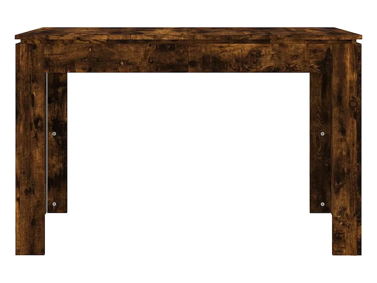 Mesa de comedor de roble ahumado 120x60x76 cm madera de ingeniería