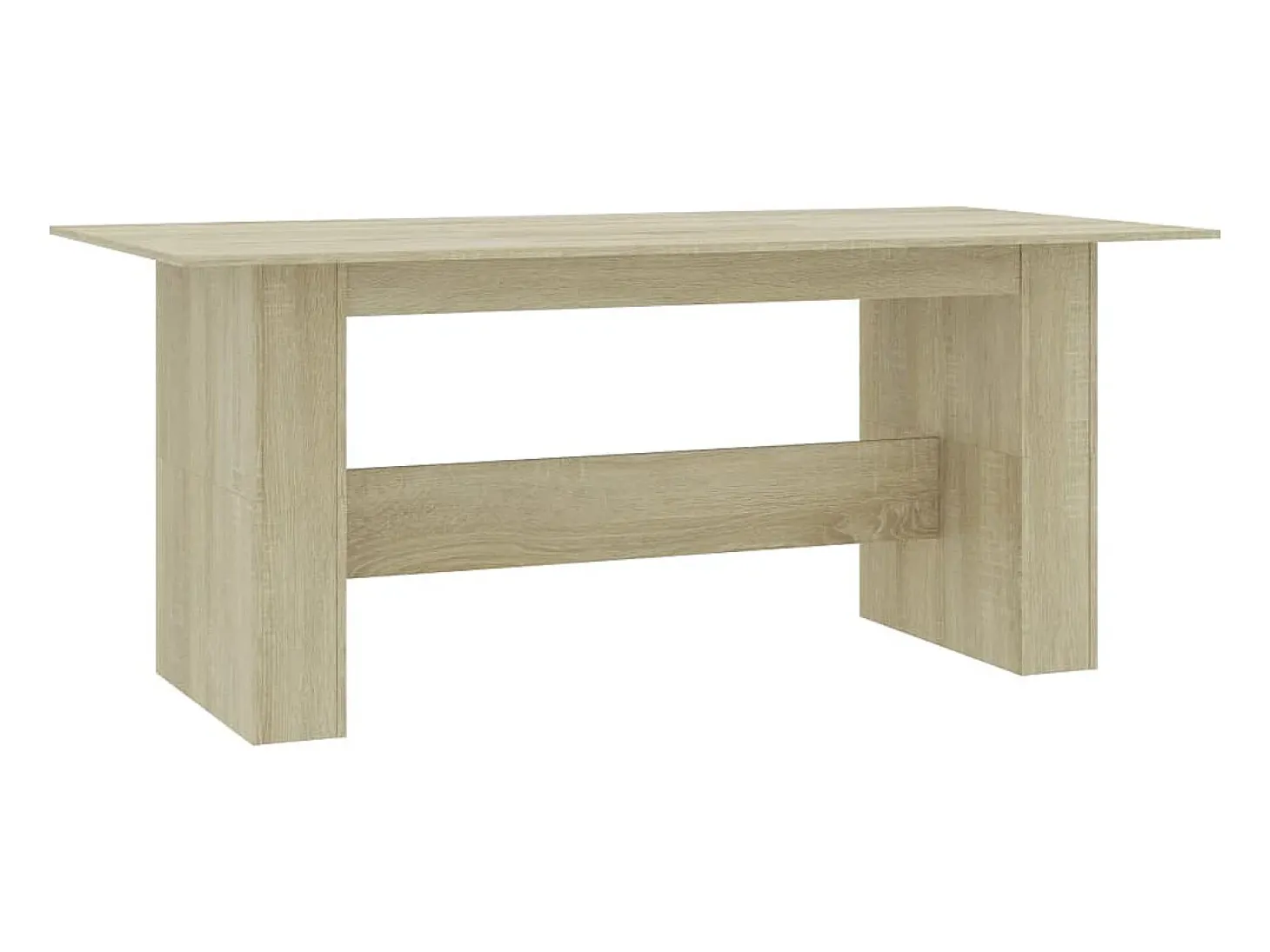 Mesa de comedor de roble Sonoma 180x90x76 cm Madera de ingeniería