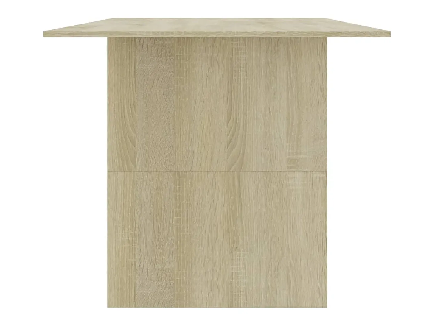 Mesa de comedor de roble Sonoma 180x90x76 cm Madera de ingeniería