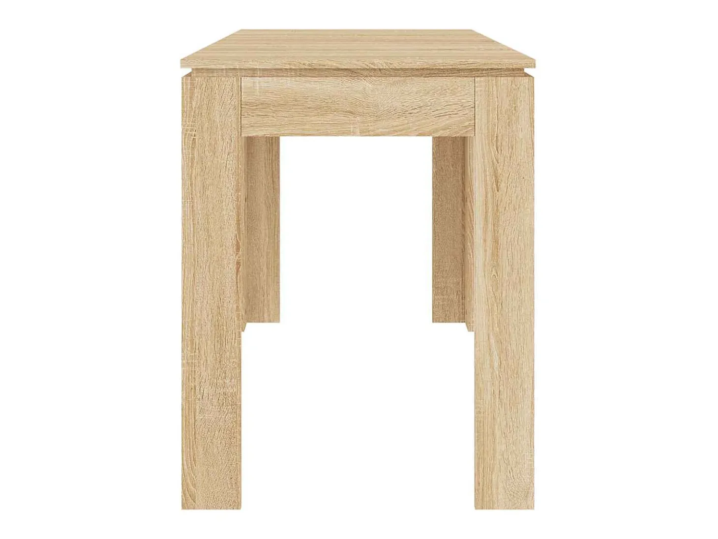 Mesa de comedor de roble Sonoma 120x60x76 cm Madera de ingeniería