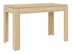 Mesa de comedor de roble Sonoma 120x60x76 cm Madera de ingeniería
