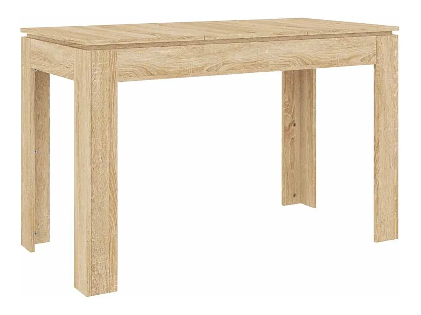 Mesa de comedor de roble Sonoma 120x60x76 cm Madera de ingeniería