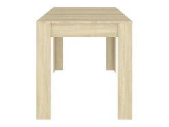 Mesa de comedor de roble Sonoma 140x74,5x76 cm Madera de ingeniería