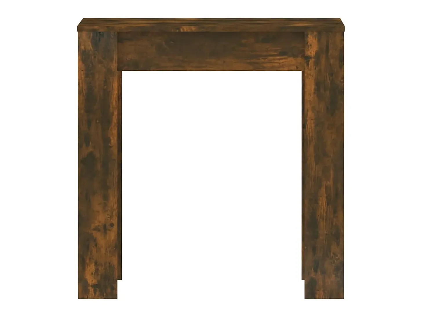 Mesa de comedor de roble ahumado 140x74,5x76 cm madera de ingeniería